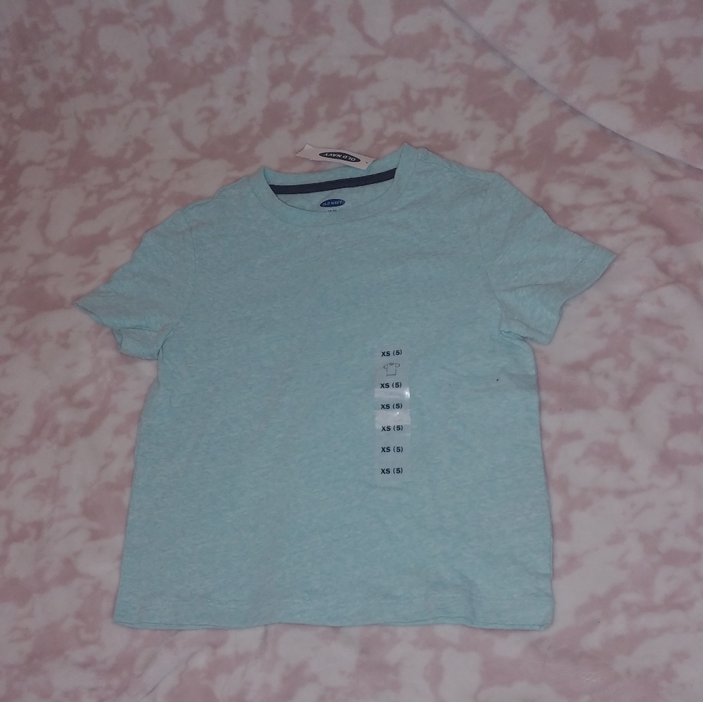 Boys XS 5/6 Mint Aqua T-shirt OLD NAVY